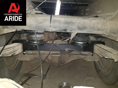 Пневмоподвеска на Hyundai HD 35 - Этапы установки, характеристики пневмосистемы, технические нюансы замены комплекта с фотографиями Рис. 6 Пневмоподвеска на Hyundai HD 35 - Этапы установки