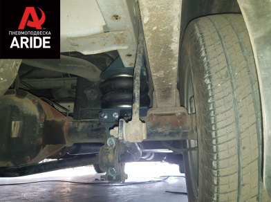 Рис. 8 Наши проекты: Установка задней пневмоподвески с управление на два контура ﻿Ford Transit RWD