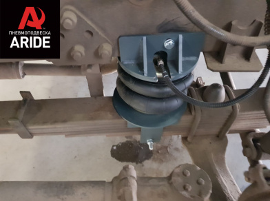 Рис. 9 Наши проекты: Пневмоподвеска на ﻿МАЗ Зубренок (43070) - Этапы установки