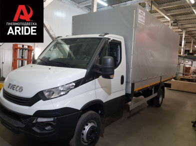Пневмоподвеска на Iveco Daily 50C - Этапы установки, характеристики пневмосистемы, технические нюансы замены комплекта с фотографиями Рис. 1 Пневмоподвеска на Iveco Daily 50C - Этапы установки