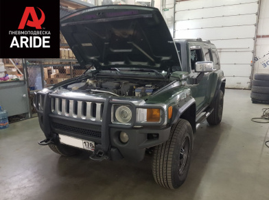 Пневмоподвеска на Hummer H3 - Этапы установки, характеристики пневмосистемы, технические нюансы замены комплекта с фотографиями Рис. 1 Пневмоподвеска на Hummer H3 - Этапы установки
