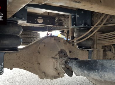Пневмоподвеска на Mitsubishi Canter Euro 5 - Этапы установки, характеристики пневмосистемы, технические нюансы замены комплекта с фотографиями Рис. 17 Пневмоподвеска на Mitsubishi Canter Euro 5 - Этапы установки