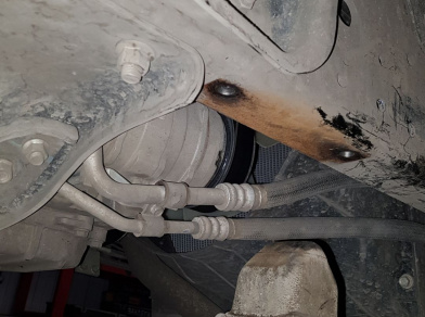 Пневмоподвеска на Mitsubishi Canter Euro 5 - Этапы установки, характеристики пневмосистемы, технические нюансы замены комплекта с фотографиями Рис. 29 Пневмоподвеска на Mitsubishi Canter Euro 5 - Этапы установки