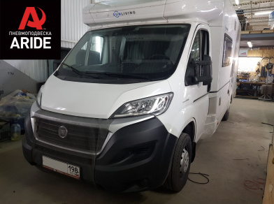 Пневмоподвеска на Fiat Ducato от компании Арайд - Этапы установки, характеристики пневмосистемы, технические нюансы замены комплекта с фотографиями Рис. 1 Пневмоподвеска на Fiat Ducato от компании Арайд - Этапы установки