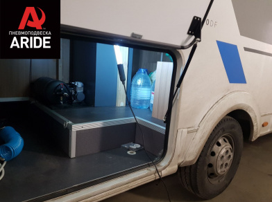 Пневмоподвеска на Fiat Ducato от компании Арайд - Этапы установки, характеристики пневмосистемы, технические нюансы замены комплекта с фотографиями Рис. 15 Пневмоподвеска на Fiat Ducato от компании Арайд - Этапы установки
