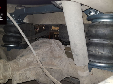 Рис. 5 Наши проекты: Пневмоподвеска на ﻿Ford Transit RWD с ГБО - Этапы установки