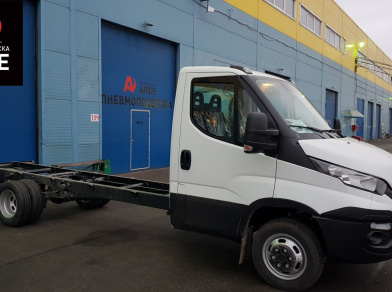 Наши проекты: Пневмоподвеска на Iveco Daily 50C для усиления - Этапы установки от компании «ARIDE». Доступные цены, гарантия, для заказа и получения консультации звоните 8 (800) 707-52-13. Рис. 1 Наши проекты: Пневмоподвеска на Iveco Daily 50C для усиления - Этапы установки