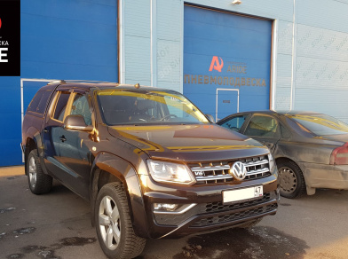 Установка задней пневмоподвески с управлением из салона Volkswagen Amarok Установка задней пневмоподвески с управлением из салона Volkswagen Amarok - фото и описание работ, технические детали проекта и характеристики