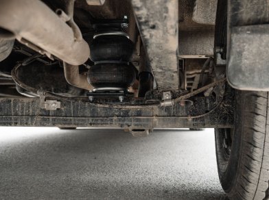 Рис. 4 Пневматические подушки на Avior V90