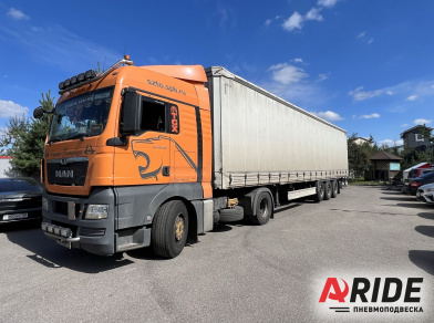 Рис. 1 Наши проекты: Подъёмная ось BPW на тормозных камерах 