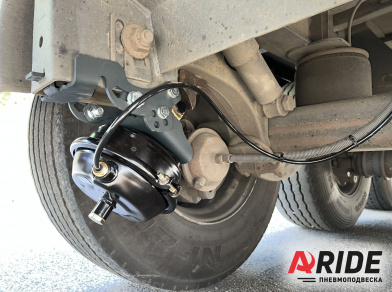 Рис. 4 Наши проекты: Подъёмная ось BPW на тормозных камерах 