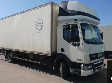 Установка пневмоподвески на переднюю и заднюю ось DAF 45.220 (27.06.2018) Установка задней пневмоподвески в дополнение к рессорам DAF 45.220