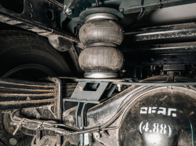 Рис. 4 Наши проекты: Пневмоподвеска на DongFeng Capitan