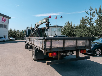 Рис. 2 Наши проекты: Пневмоподвеска на HINO Ranger