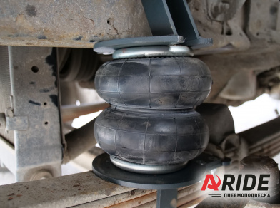 Рис. 5 Наши проекты: Пневмоподвеска на Isuzu NQR