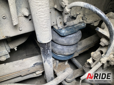 Рис. 2 Наши проекты: Пневмоподвеска на Isuzu NQ 90