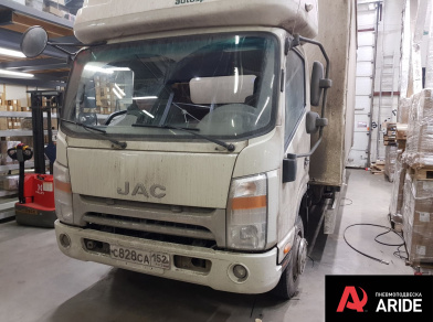 Наши проекты: Пневмоподвеска на JAC N-80 в дополнение к рессорам от компании «ARIDE». Доступные цены, гарантия, для заказа и получения консультации звоните 8 (800) 707-52-13. Рис. 1 Наши проекты: Пневмоподвеска на JAC N-80 в дополнение к рессорам