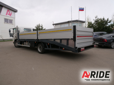 Рис. 2 Наши проекты: Пневмоподвеска на JAC N-90