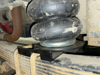 Рис. 13 Наши проекты: Вспомогательная пневмоподвеска JAC N120