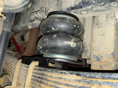 Рис. 5 Наши проекты: Вспомогательная пневмоподвеска JAC N120