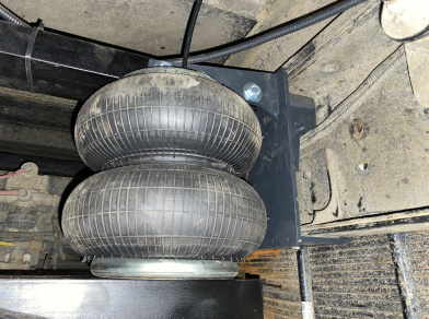 Рис. 2 Наши проекты: Вспомогательная пневмоподвеска JAC N120