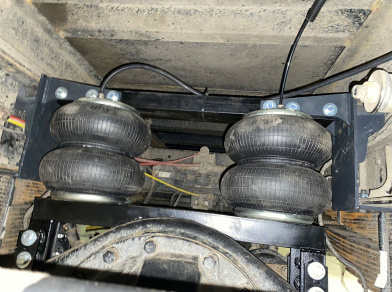 Рис. 1 Наши проекты: Вспомогательная пневмоподвеска JAC N120