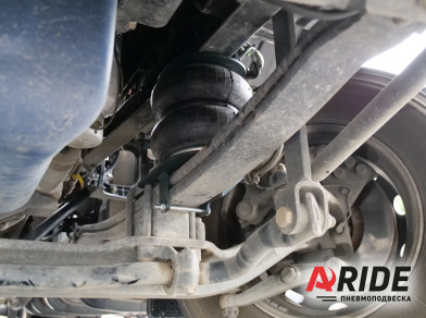 Рис. 4 Наши проекты: Вспомогательная пневмоподвеска на Shacman X6000