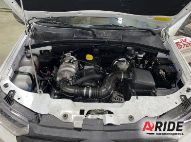 Рис. 3 Наши проекты: Оснащение воздушной системой Lada Niva Travel