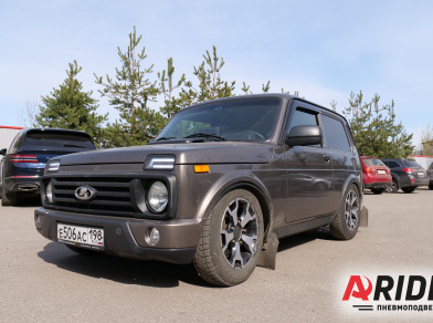 Наши проекты: Пневмоподвеска на Lada Niva от компании «ARIDE». Доступные цены, гарантия, для заказа и получения консультации звоните 8 (800) 707-52-13. Рис. 1 Наши проекты: Пневмоподвеска на Lada Niva