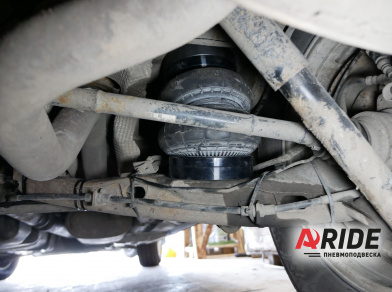 Рис. 8 Наши проекты: Пневмоподвеска на Volswagen Caravelle T5