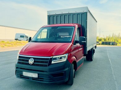 Рис. 1 Пневматические подушки на заднем мосту VW Crafter