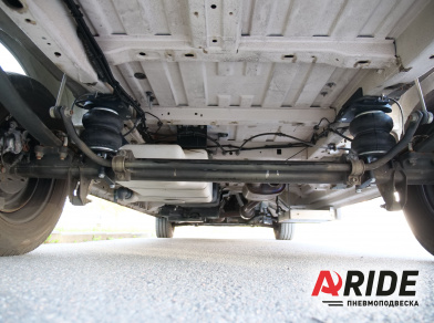 Рис. 3 Наши проекты: Пневматические подушки на Volkswagen Crafter 