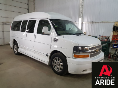 Наши проекты: Пневмоподвеска на Chevrolet Express 1500 с ГБО - Этапы установки от компании «ARIDE». Доступные цены, гарантия, для заказа и получения консультации звоните 8 (800) 707-52-13. Рис. 1 Наши проекты: Пневмоподвеска на Chevrolet Express 1500 с ГБО - Этапы установки