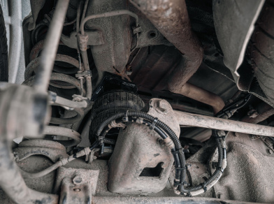 Рис. 3 Пневмоподвеска на пикап Dodge RAM 5th gen