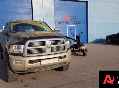 Пневмоподвеска на Dodge Ram 2500 для грузоперевозок - этапы и фото установки в A-ride Рис. 1 Пневмоподвеска на Dodge Ram 2500 для грузоперевозок - фото установки мастерами Aride