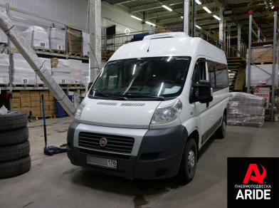 Монтаж задней пневоподвески на коммерческий автомобиль Fiat Ducato Рис. 1 Пневмоподвеска на заднюю ось Фиат Дукато