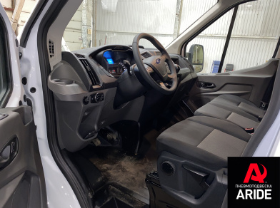 Рис. 2 Наши проекты: Установка вспомогательных пневмоподушек на Ford Transit