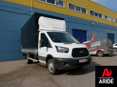 Наши проекты: Установка пневмоподвески на тентованный Ford Transit от компании «ARIDE». Доступные цены, гарантия, для заказа и получения консультации звоните 8 (800) 707-52-13. Рис. 1 Наши проекты: Установка пневмоподвески на тентованный Ford Transit