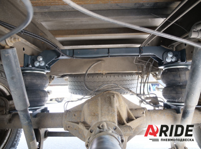 Рис. 4 Наши проекты: Вспомогательная пневмоподвеска на Ford Transit