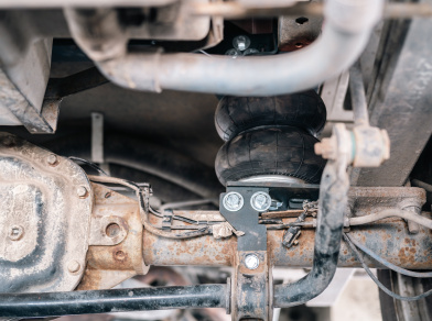 Рис. 5 Наши проекты: Пневмоподвеска на Ford Transit автодом