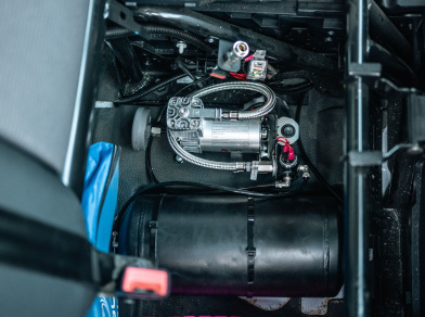 Рис. 5 Наши проекты: Пневматические подушки на Форд Транзит