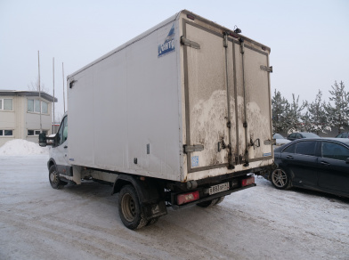 Рис. 2 Наши проекты: Пневмоподушки на Ford Transit промтоварный фургон