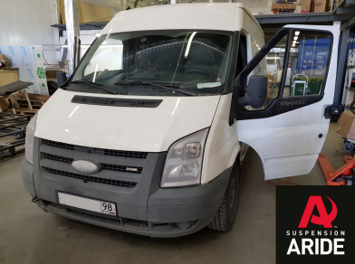 Наши проекты: Пневмоподвеска на Ford Transit FWD от производителя - Этапы установки от компании «ARIDE». Доступные цены, гарантия, для заказа и получения консультации звоните 8 (800) 707-52-13. Рис. 7 Наши проекты: Пневмоподвеска на Ford Transit FWD от производителя - Этапы установки