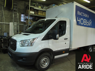 Рис. 10 Наши проекты: Пневмоподвеска на Ford Transit RWD с заменой пневмы - Этапы установки