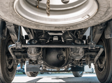 Рис. 6 Пневмоподвеска на Foton Aumark S85