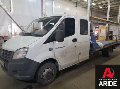 Рис. 1 Наши проекты: Пневмоподвеска на ГАЗ (GAZ) Газель NEXT с ГБО - Этапы установки