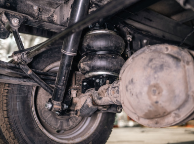 Рис. 3 Наши проекты: Установка пневмоподвески на Газель 220 подушки