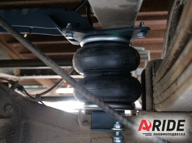 Рис. 4 Наши проекты: Пневмоподвеска на Газель NEXT Эвакуатор 