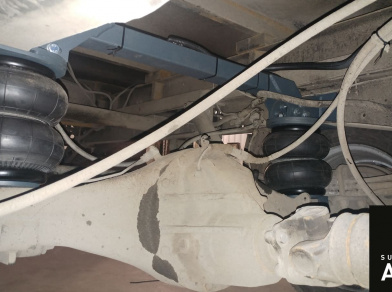 Рис. 9 Наши проекты: Установка пневмоподвески на переднюю и заднюю ось Газель NEXT