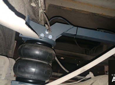 Рис. 8 Наши проекты: Установка пневмоподвески на переднюю и заднюю ось Газель NEXT